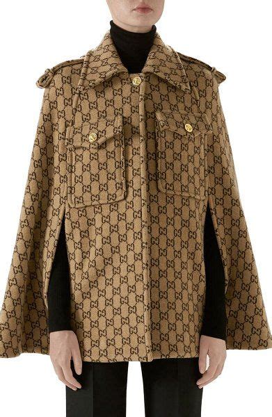 womens gucci cape|Gucci cape poncho.